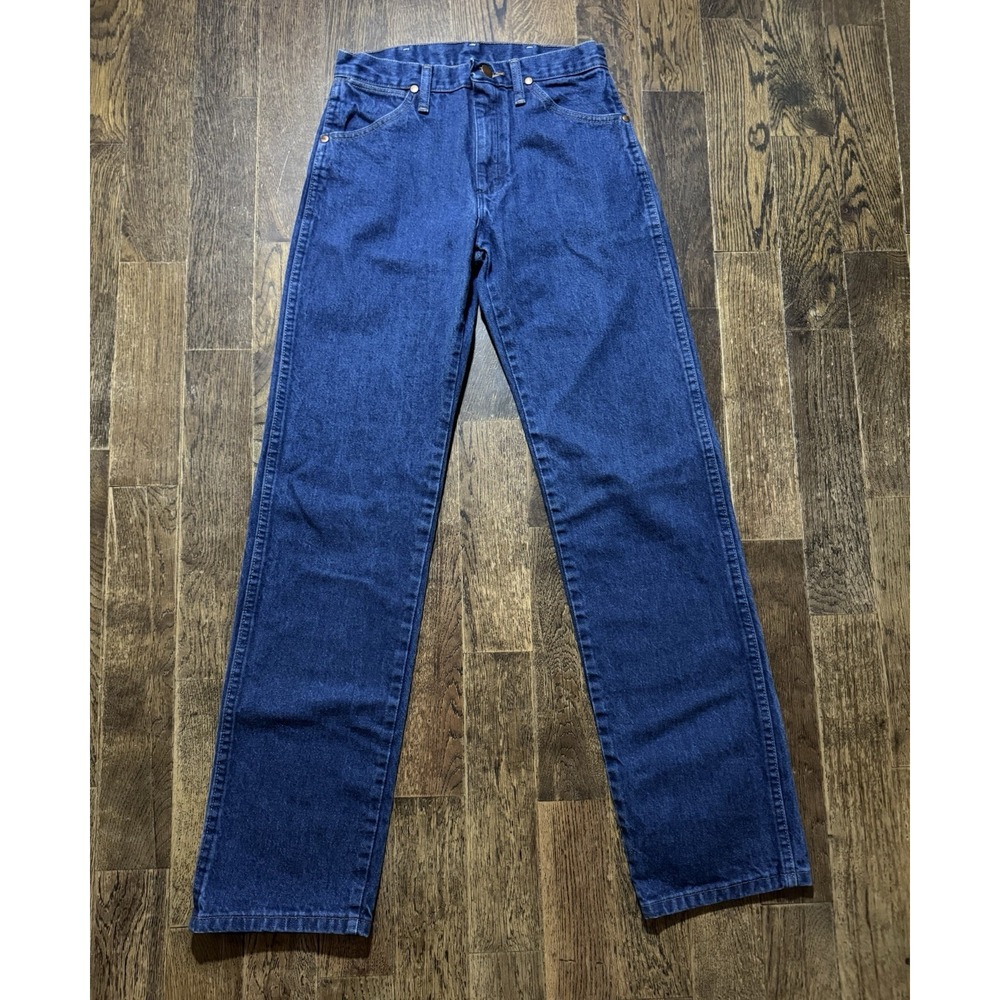 Wrangler Blue Jeans Mens Size 28x34 Cowboy Cut Original Fit Low Rise 13MWZPW